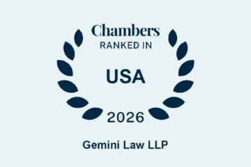 Gemini Law Earns Recognition in Chambers USA Intellectual Property: Patent Guide